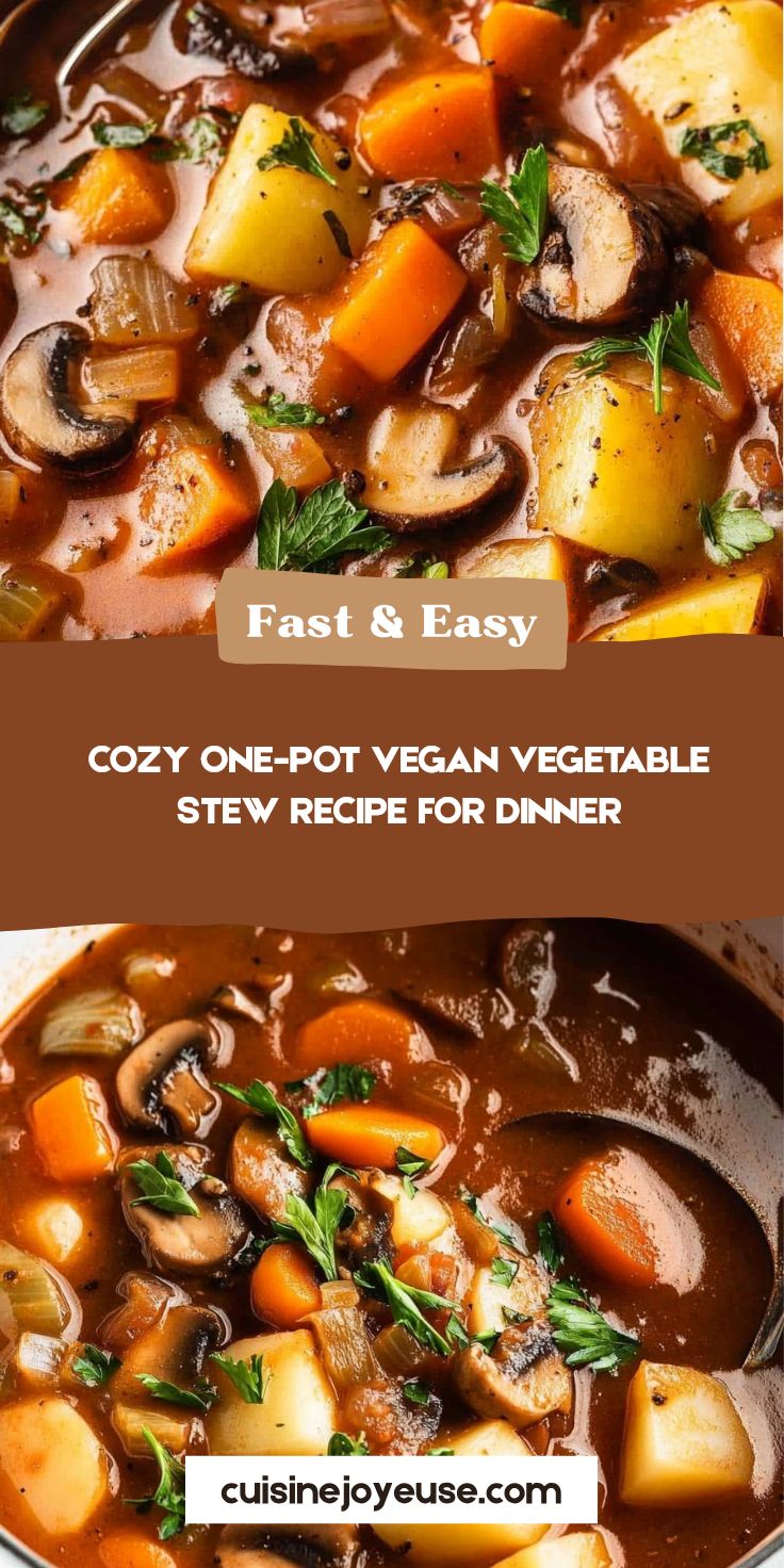 Easy One-Pot Vegetable Stew: Your Go-To for Quick Healthy Meals